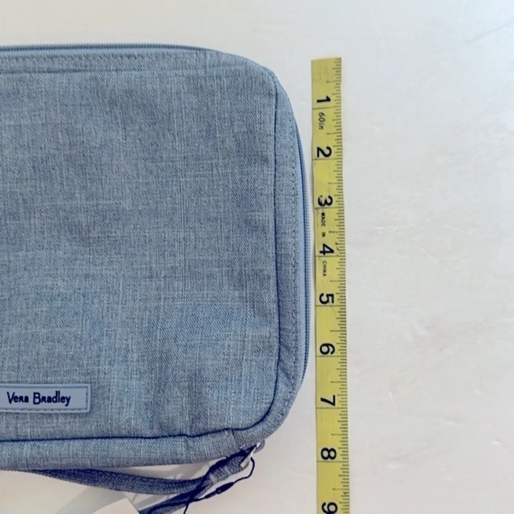 NEW! Vera Bradley ZEN GRAY Lighten up Wipes Pouch NWT